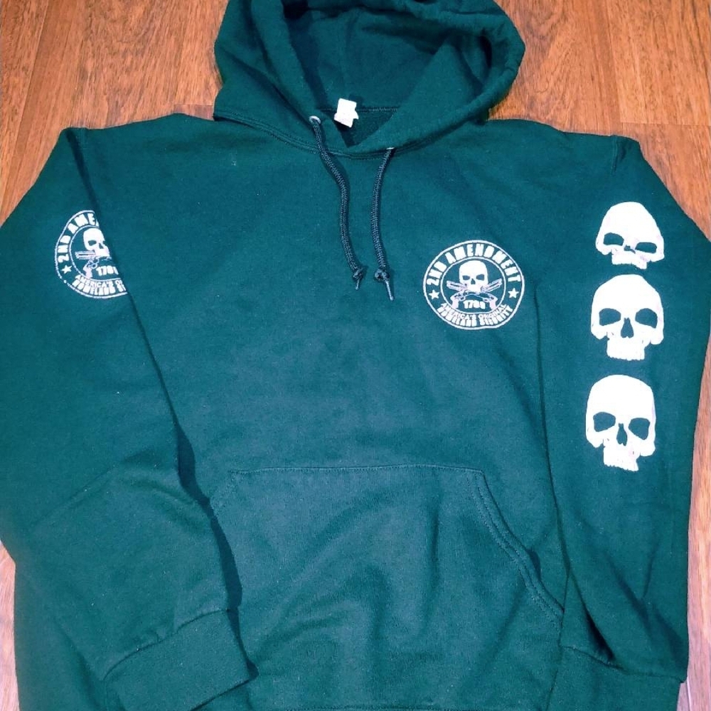 2nd Amendment Hoodie Mens Size Medium (America's Original Homeland Security)